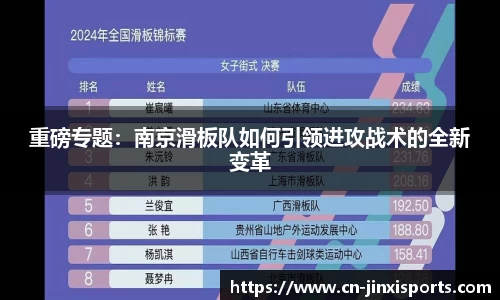 重磅专题：南京滑板队如何引领进攻战术的全新变革